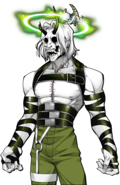 AN IMAGE OF NEON GREEN FROM NEON WHITE.