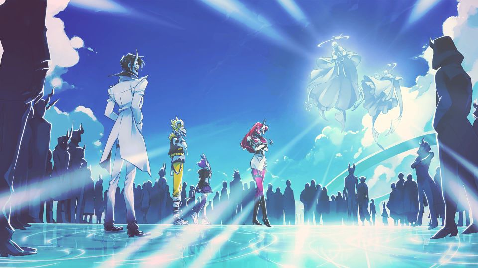 A CG OF THE INTRO TO THE GAME.