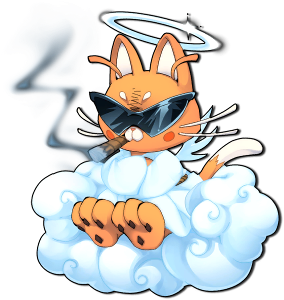 AN IMAGE OF MIKEY FROM NEON WHITE.