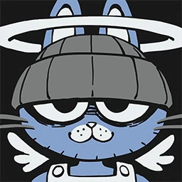 AN IMAGE OF RAZ FROM NEON WHITE.