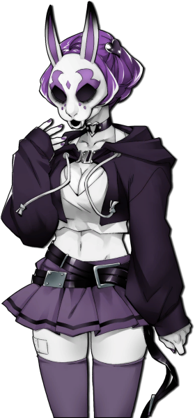 AN IMAGE OF NEON VIOLET FROM NEON WHITE.